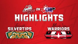 Everett Silvertips at Moose Jaw Warriors 1011  WHL Highlights 202425 [upl. by Elehcor667]