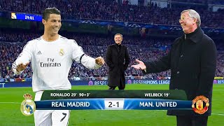 The day Cristiano Ronaldo impressed Alex Ferguson and Jose Mourinho [upl. by Eylloh]