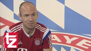 FC Bayern  Arjen Robben im Interview quotPokalfinale in Berlin bleibt ein Höhepunktquot [upl. by Beshore732]