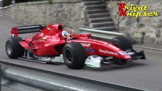 Dallara GP2 David HAUSER  St Ursanne Les Rangiers 2013  Amazing Sound High Speed Hillclimb [upl. by Melamed815]