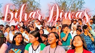 Bihar Diwas in Chandigarh University✨ Full Enjoyment Crowd amp Dance🤍  Chandigarh University Vlog [upl. by Acinhoj]