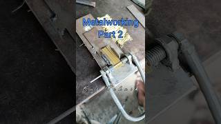 Part 2 Metalworking  the process of bending wire in large quantities diy metalworking fyp [upl. by Ilrahc]