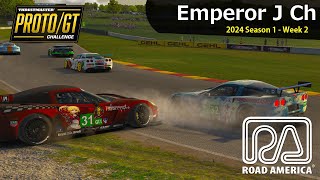 Classic GT Racing  iRacing ProtoGT Challenge at Road America [upl. by Cornelius]