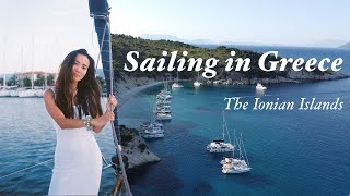 A Week Sailing in Greece The Ionian Islands  Lefkada Ithaca Kefalonia Paxos Antipaxos vlog [upl. by Adnaerb]