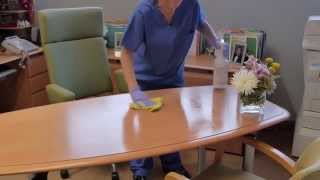 How To Clean An Office Professionally  Office Cleaning Janitorial Training Video [upl. by Nickie]