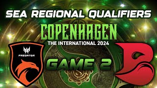 TNC VS BLEED ESPORTS GAME 2  THE INTERNATIONAL 2024 SEA REGIONAL QUALIFIERS LOWER BRACKET [upl. by Etterrag]