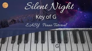 Silent Night Key of GEASY Piano Tutorials [upl. by Eliezer626]