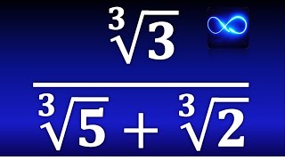 25 Racionalización del denominador de una fracción con suma de raíces cúbicas [upl. by Parnas]