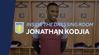 Inside the Dressing Room Jonathan Kodjia [upl. by Mattland]