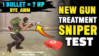 NEW GUN TREATMENT SNIPER ABILITY TEST GAMEPLAY amp FULL DETAILS  GARENA FREE FIRE [upl. by Misti]