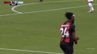 Antoine Semenyo Goal Bournemouth vs Manchester City 10 Goals and Extended Highlights [upl. by Marianna]