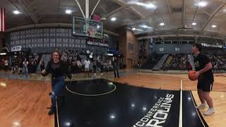 Moonlight Madness dunk and shot competition at UNC Pembroke [upl. by Ecyt]