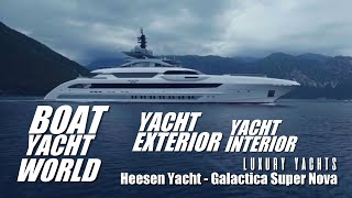 Heesen Yacht  Galactica Super Nova Mega Yacht boating yachting [upl. by Bobseine450]