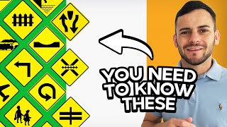 34 Most Important Road Signs For Your Driving Test [upl. by Netsirk]