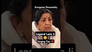 Lata Mangeshkar Ji Singing Tips ❤️ latamangeshkar latamangeshkarsongs shorts bollywood [upl. by Ellevart469]