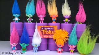 Dreamworks Trolls Blind Bags Series 1 Series 2 Names Review Toys Collection Fun Playing for Kids [upl. by Kampmeier970]