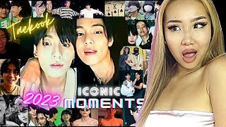 Taekook ICONIC Moments in 2023 that will Comfort you  REACTION [upl. by Gonyea]