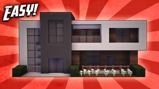 Minecraft How To Build A Small Modern House Tutorial 13 [upl. by Dripps]