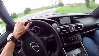 2014 Lexus IS 350 F Sport  WR TV POV Test Drive [upl. by Ellehcen]