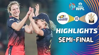 SEMIFINAL Women IPL Highlights 2024  RCB VS MI WPL 2024 Highlights cricket [upl. by Elberta]