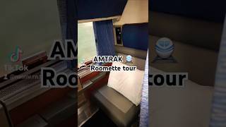 Amtrak roomette room tour on the City of New Orleans train Amtrak train travel amtraktrains [upl. by Grondin]