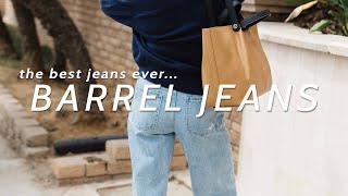 My Top 4 Denim Brands for Barrel Jeans  bestjeans barreljeans [upl. by Belicia20]