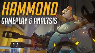 New Overwatch Hero HAMMOND — Gameplay amp Ability Analysis [upl. by Casilda142]