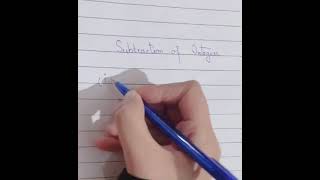 Subtraction for Integers easymaths youtubeshorts shorts mathsquestion integers class6maths [upl. by Coridon953]