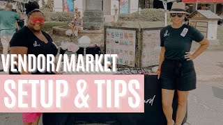 Vendor Market Event Setup  What to bring to POP UP EVENTS  FREE CHECKLIST  Olivia Heyward [upl. by Aihseyk523]