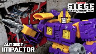 Tambeyoda Reviews Transformers Siege Autobot Impactor [upl. by Xylia]