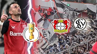 LEVERKUSEN VS ELVERSBERG HIGHLIGHTS  FREISTOSSTOR DES JAHRES FÜR BAYER💥 DFB POKAL STADIONVLOG ⚽️🔥 [upl. by Omland617]