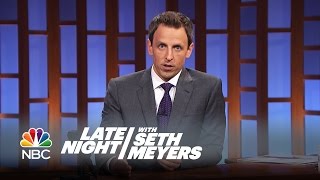 Seth Pays Tribute to Robin Williams  Late Night with Seth Meyers [upl. by Barcot]