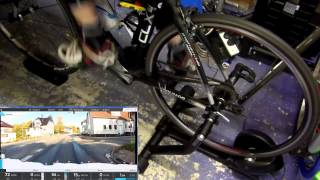 Bkool Pro turbo trainer in action [upl. by Hilly]