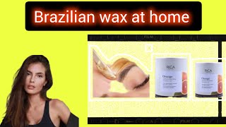 Brazilian wax tutorialBrazilian waxing at home Brazilian waxing tutorial Waxing at home brazil Wax [upl. by Okoyik151]