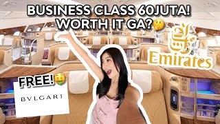 REVIEW BUSINESS CLASS EMIRATES AIRBUS A380 VS BOEING 777 WORTH IT MANA YA😱 [upl. by Almita]