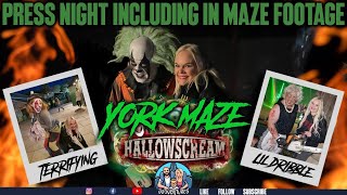 Hallowscream York Maze 2023 Press Night  Footage Inside All Mazes [upl. by Shirah155]