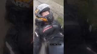 Motorcyclist Saves Her Girlfriend Rain Accident Scene Very Heart Broken [upl. by Struve]