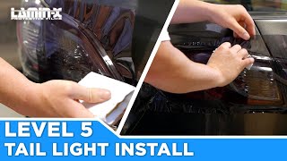 Laminx Universal Sheet Level 5  Tail Light Installation [upl. by Pomona]