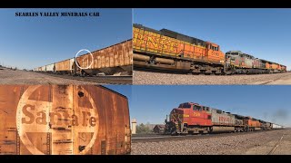 4K trains around barstow and dagget with FAKEBONNET LEADER KCS GREY GHOST and MUCH MORE [upl. by Hillier]