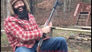 Shotgun Guitar played and SHOT by Rev Peyton [upl. by Anastasia82]