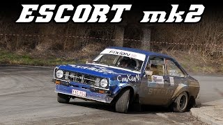 Ford Escort mk2 RS2000 rally  sideways all the time [upl. by Airotna]