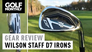 Wilson Staff D7 Irons  Gear Review  Golf Monthly [upl. by Orutra]