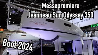 Messepremiere Sun Odyssey 350  boot Düsseldorf 2024 [upl. by Heidt]