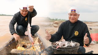 ບຸນຍູ້ພາຢາມເບັດພ້ອມກັບກິນເຂົ້າປ່າ บุญยู้พาไปยามเบ็ดพร้อมกินข้าวป่า [upl. by Elodea]