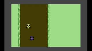 Simple Racing Demo in Epyx Toolkit Basic on the Commodore 64 [upl. by Gnuhc]