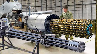 Inside US Air Force Advanced Facility Maintaining Scary Gatling Gun Cannons [upl. by Yreneh]