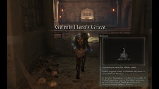 Gelmirs Hero Grave  Deathroot and Boss Location  Elden Ring [upl. by Stuppy]