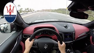 Maserati Levante S 2017 POV Drive amp Start Up 424HP V6  Best SUV YouDrive [upl. by Arerrac]