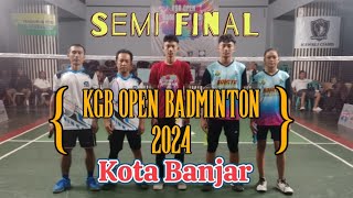 🛑LIVE SEMI FINAL KGB OPEN BADMINTON 2024  NAZWAAJAY [upl. by Yank]