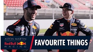 Daniel Ricciardo and Max Verstappen share their favourite things [upl. by Stuart]